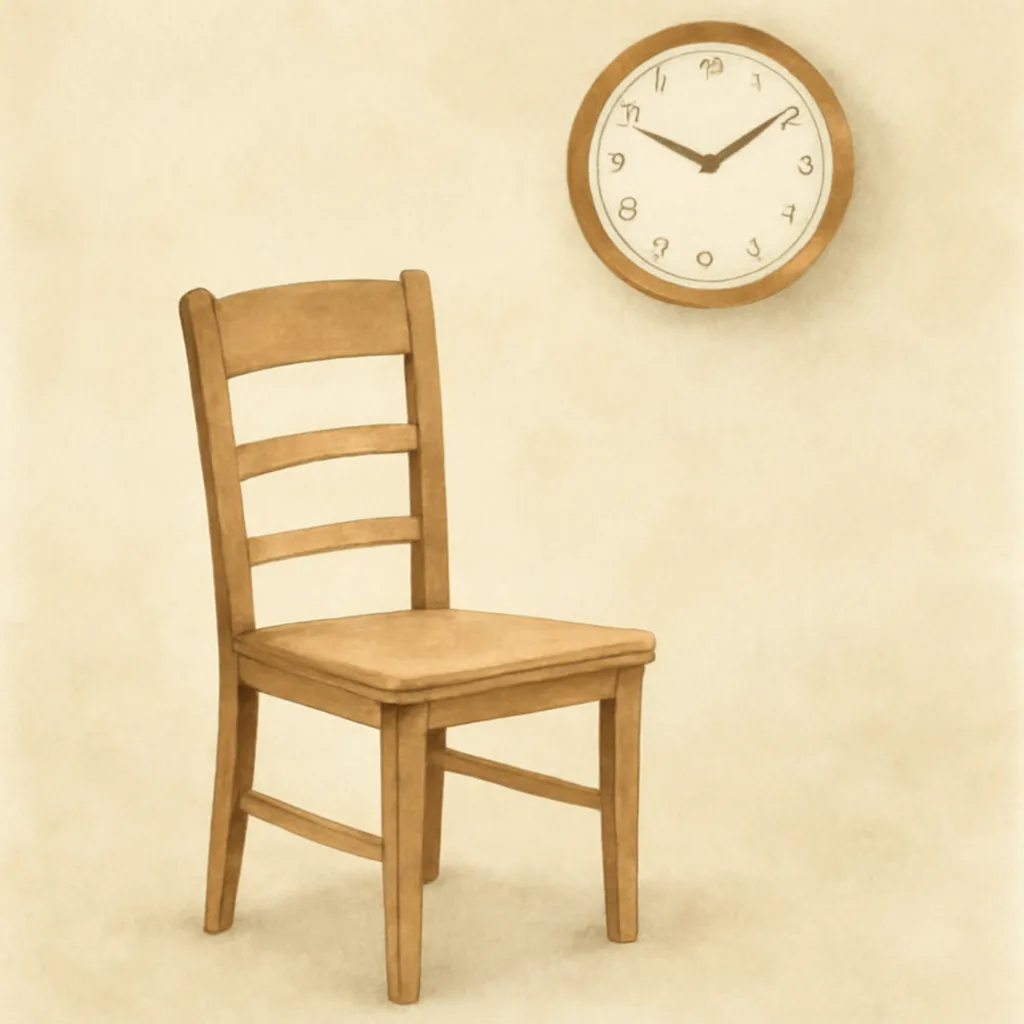 「待」のイラスト