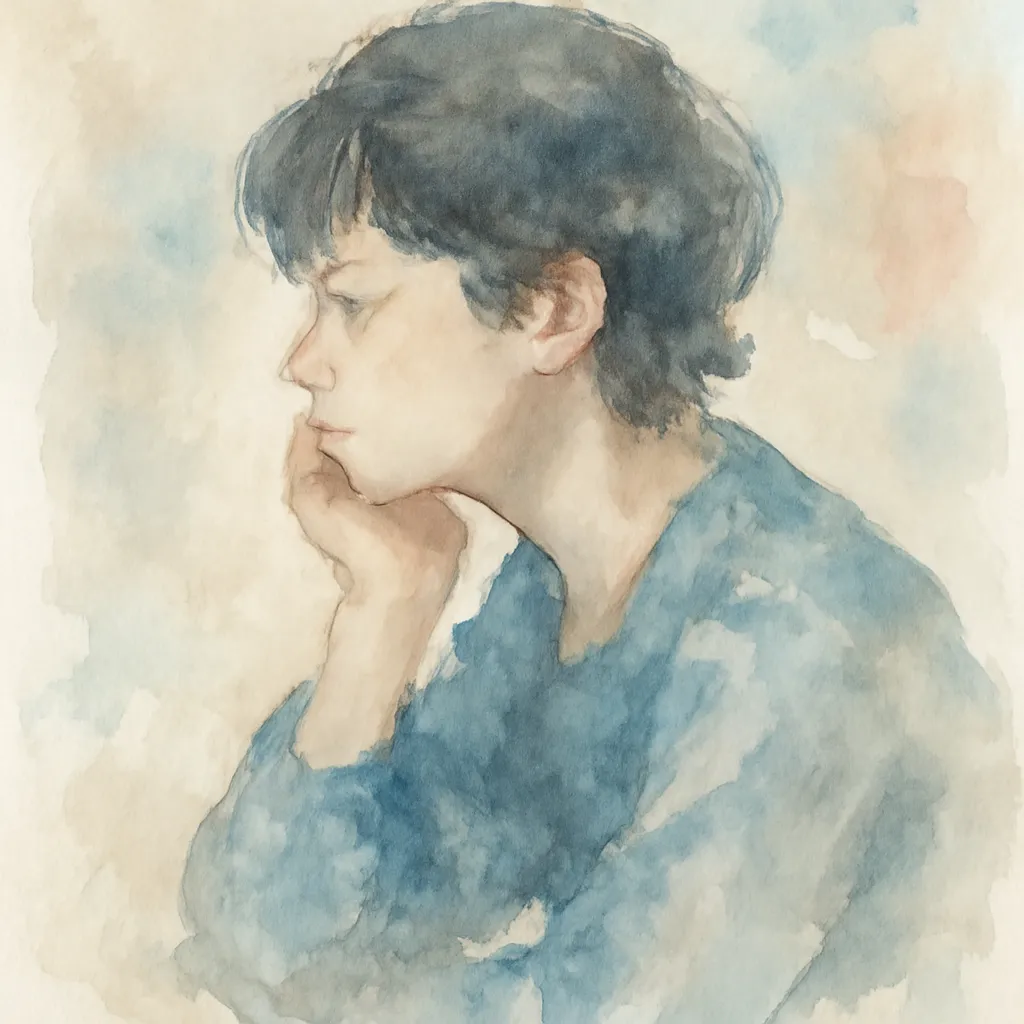 「思」のイラスト