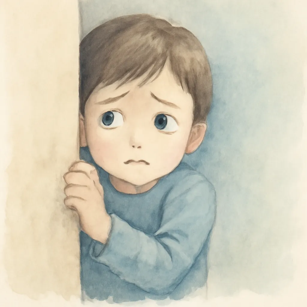 「怯」のイラスト