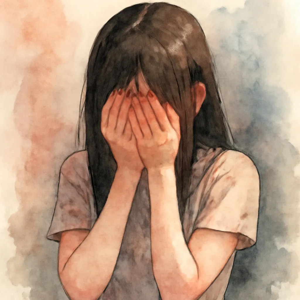 「恥」のイラスト