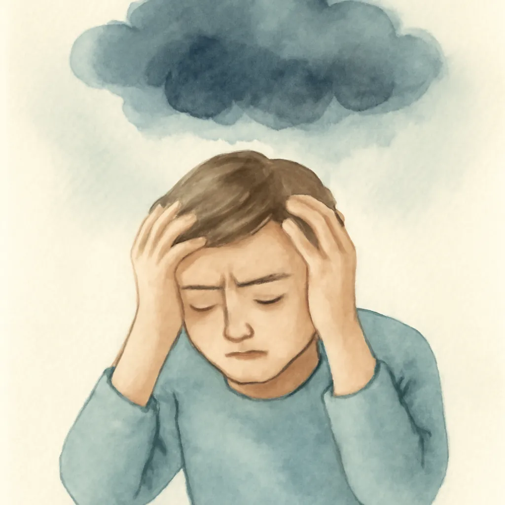 「患」のイラスト