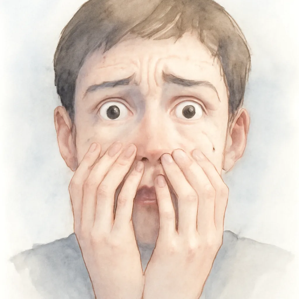 「惧」のイラスト