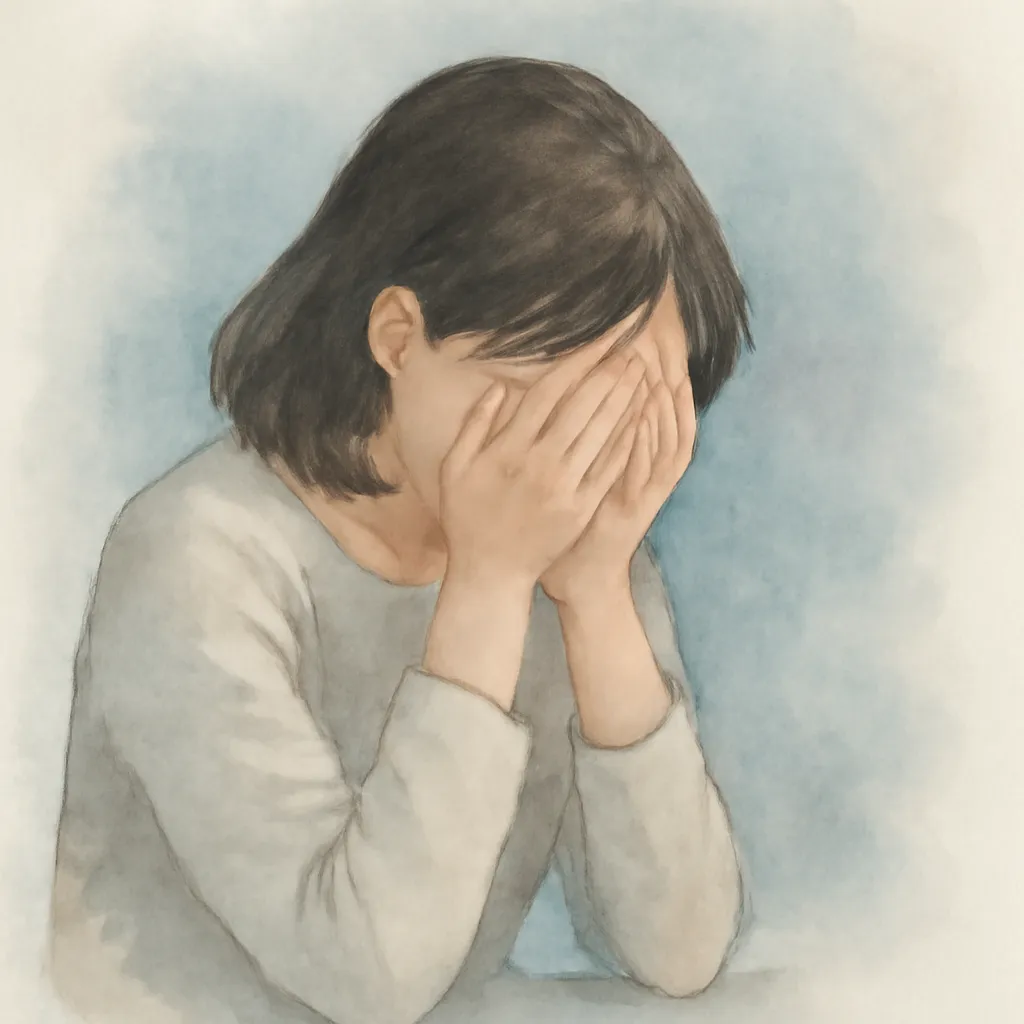 「愁」のイラスト