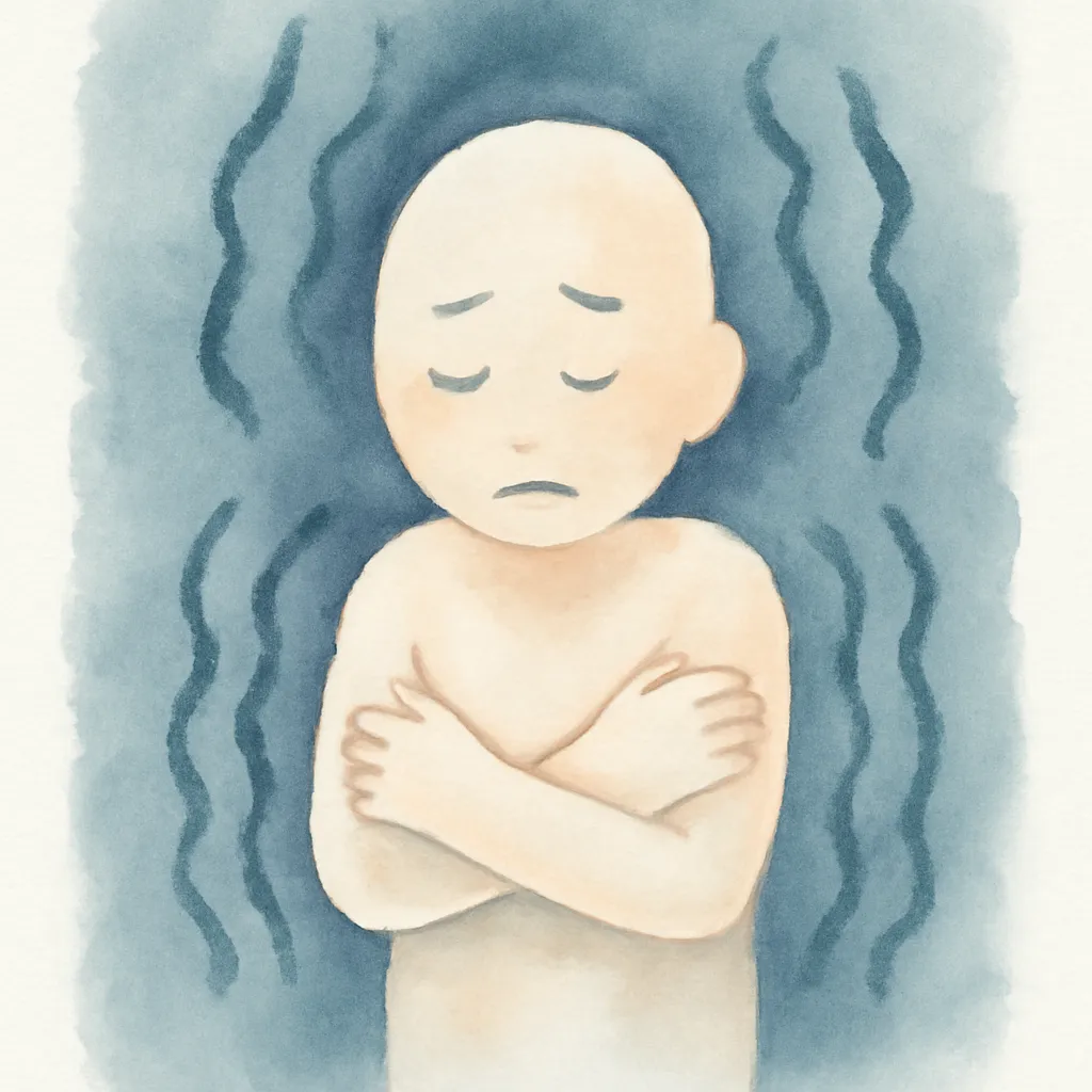 「慄」のイラスト