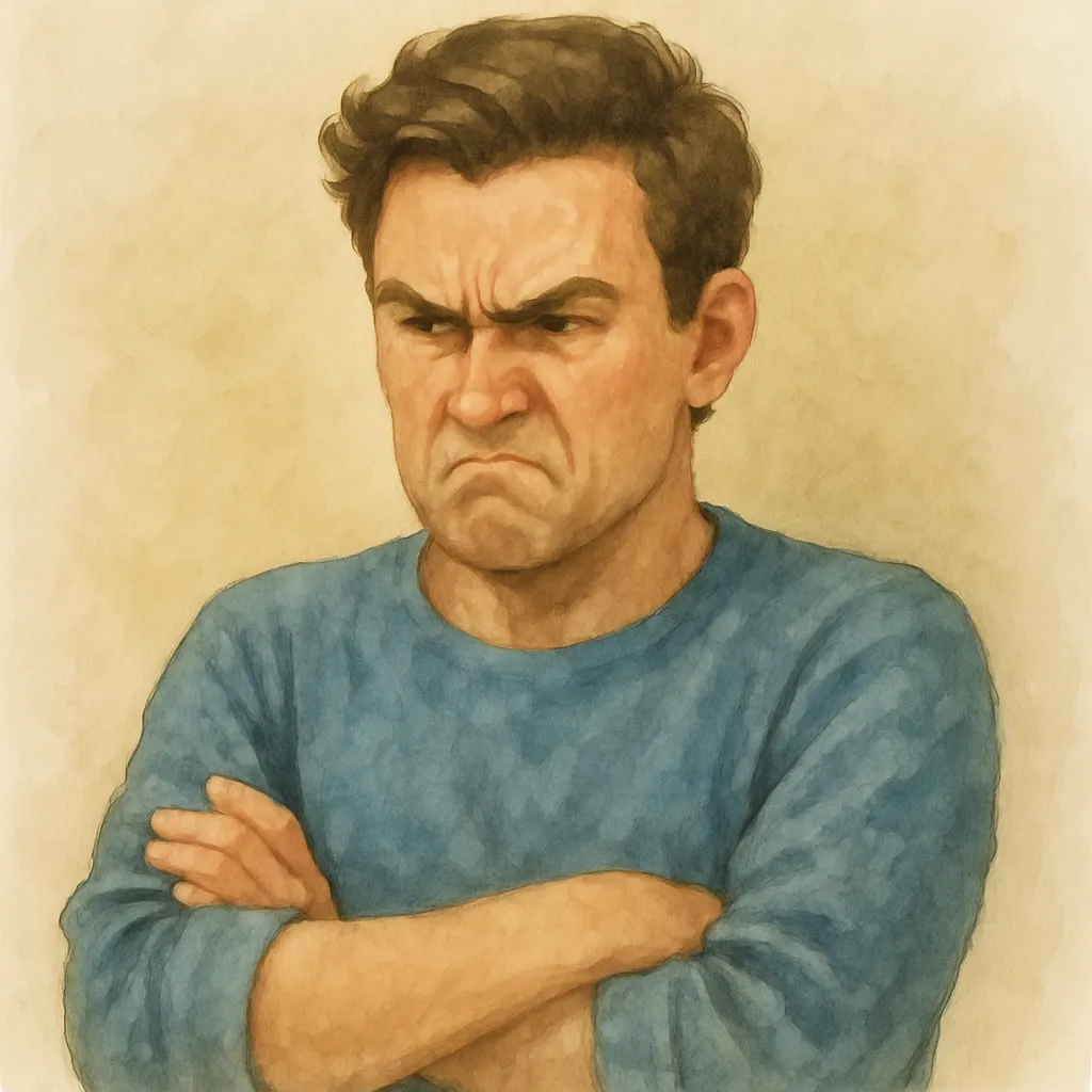 「憎」のイラスト