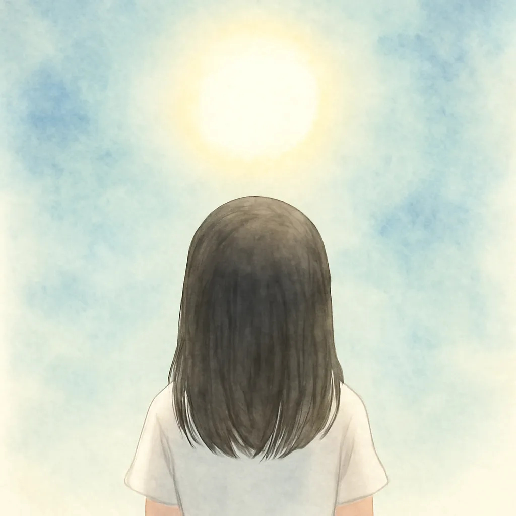 「憧」のイラスト