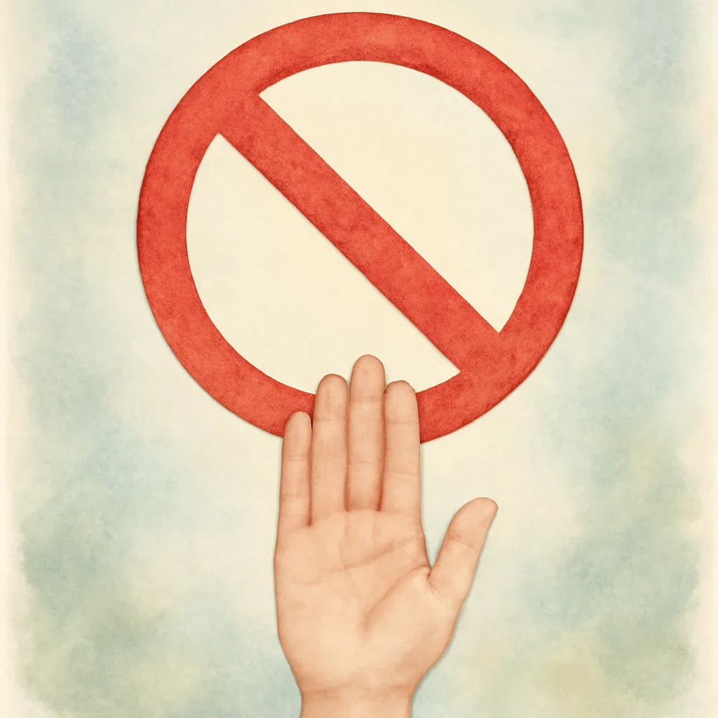 「戒」のイラスト