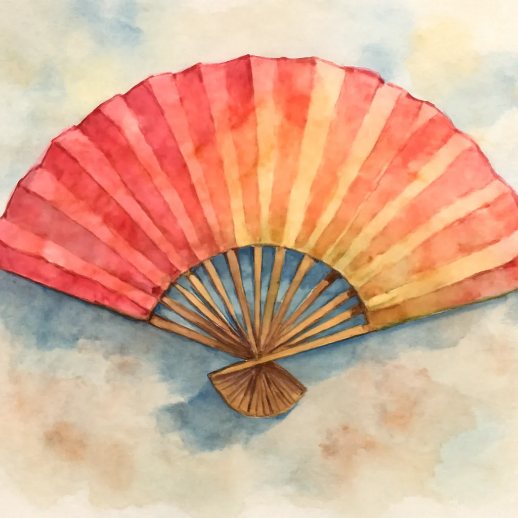 「扇」のイラスト