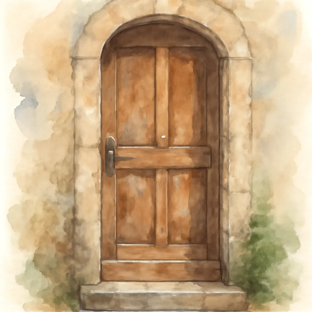 「扉」のイラスト