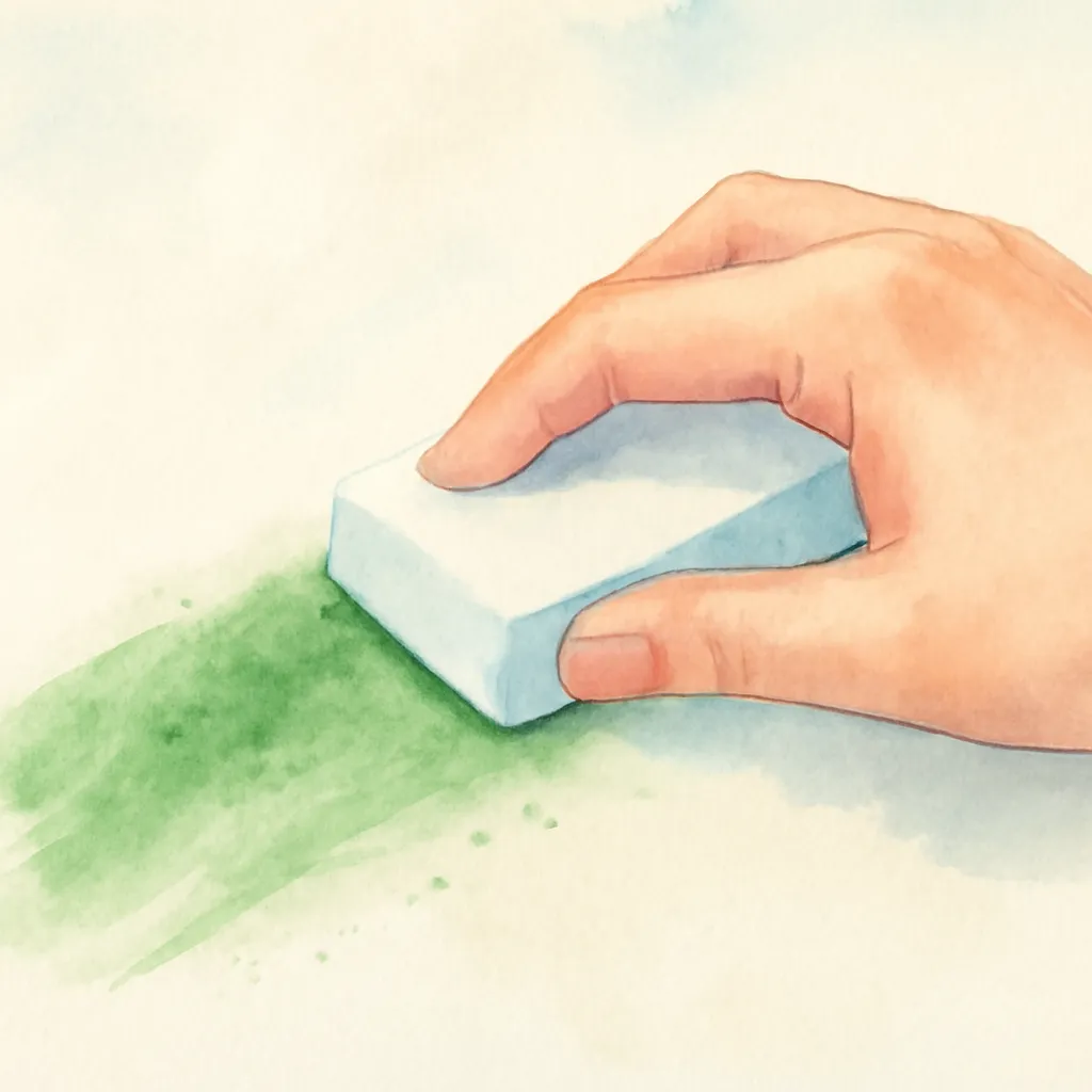 「抹」のイラスト