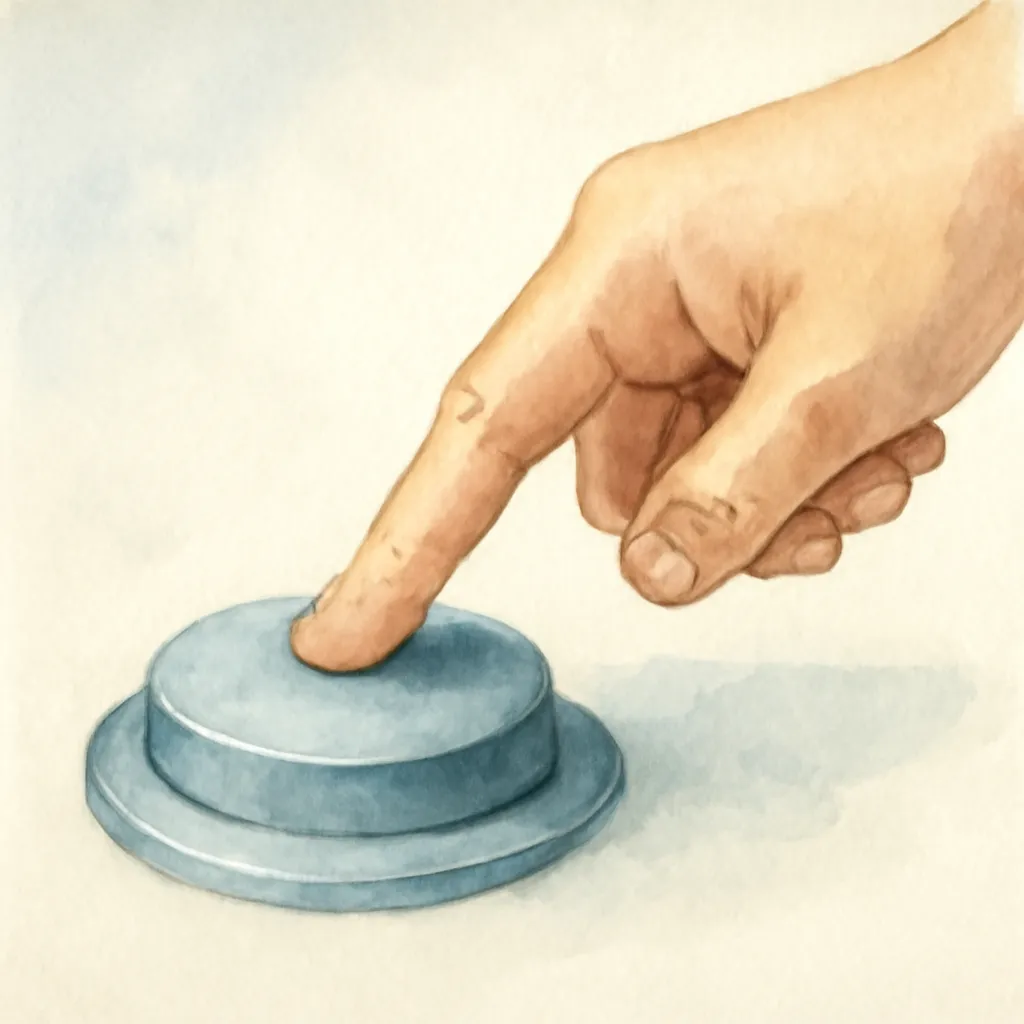 「押」のイラスト