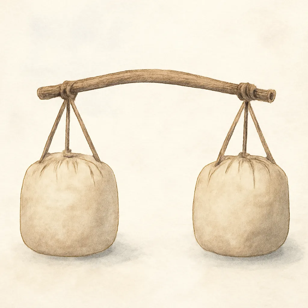 「担」のイラスト