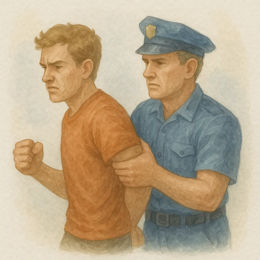 「拘」のイラスト