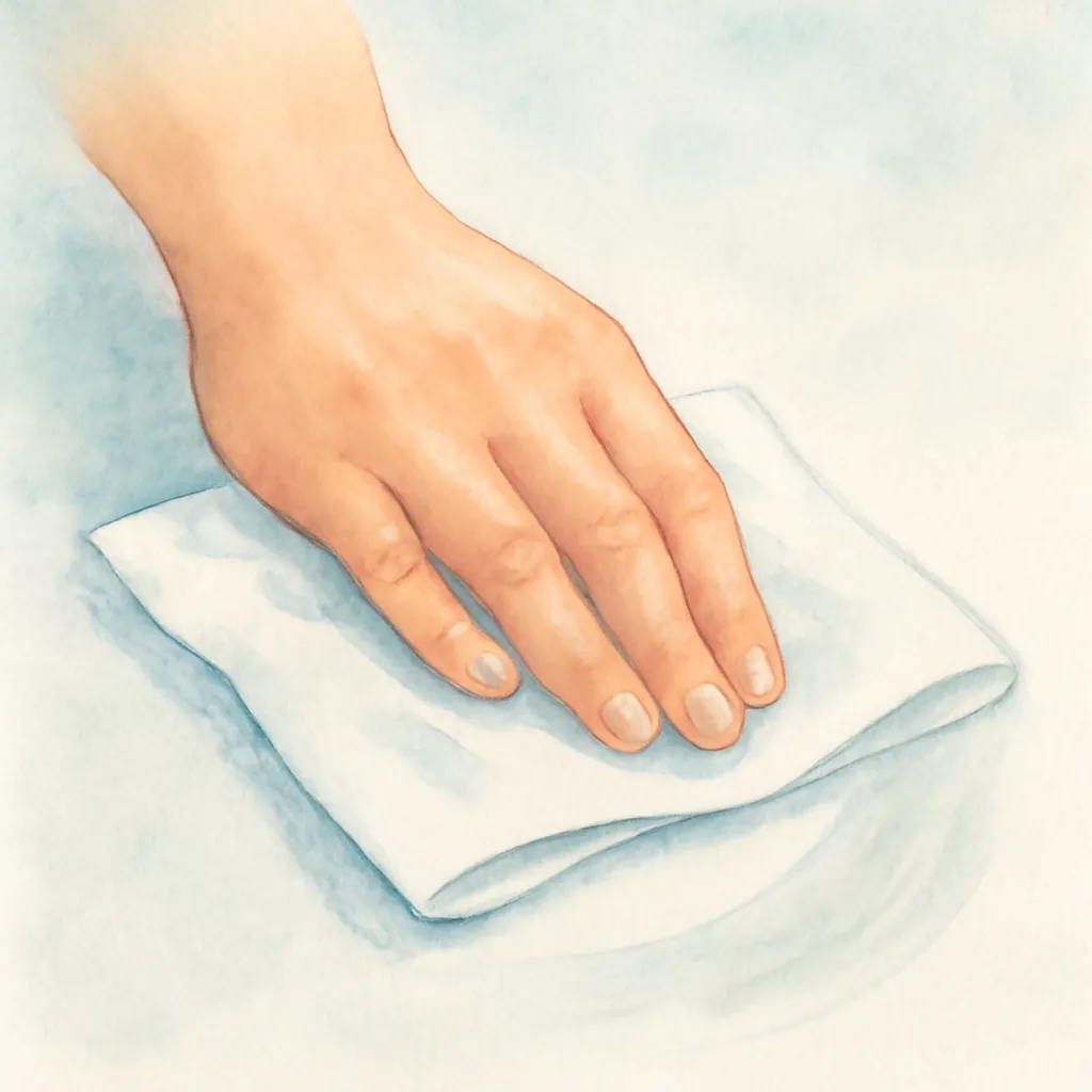 「拭」のイラスト