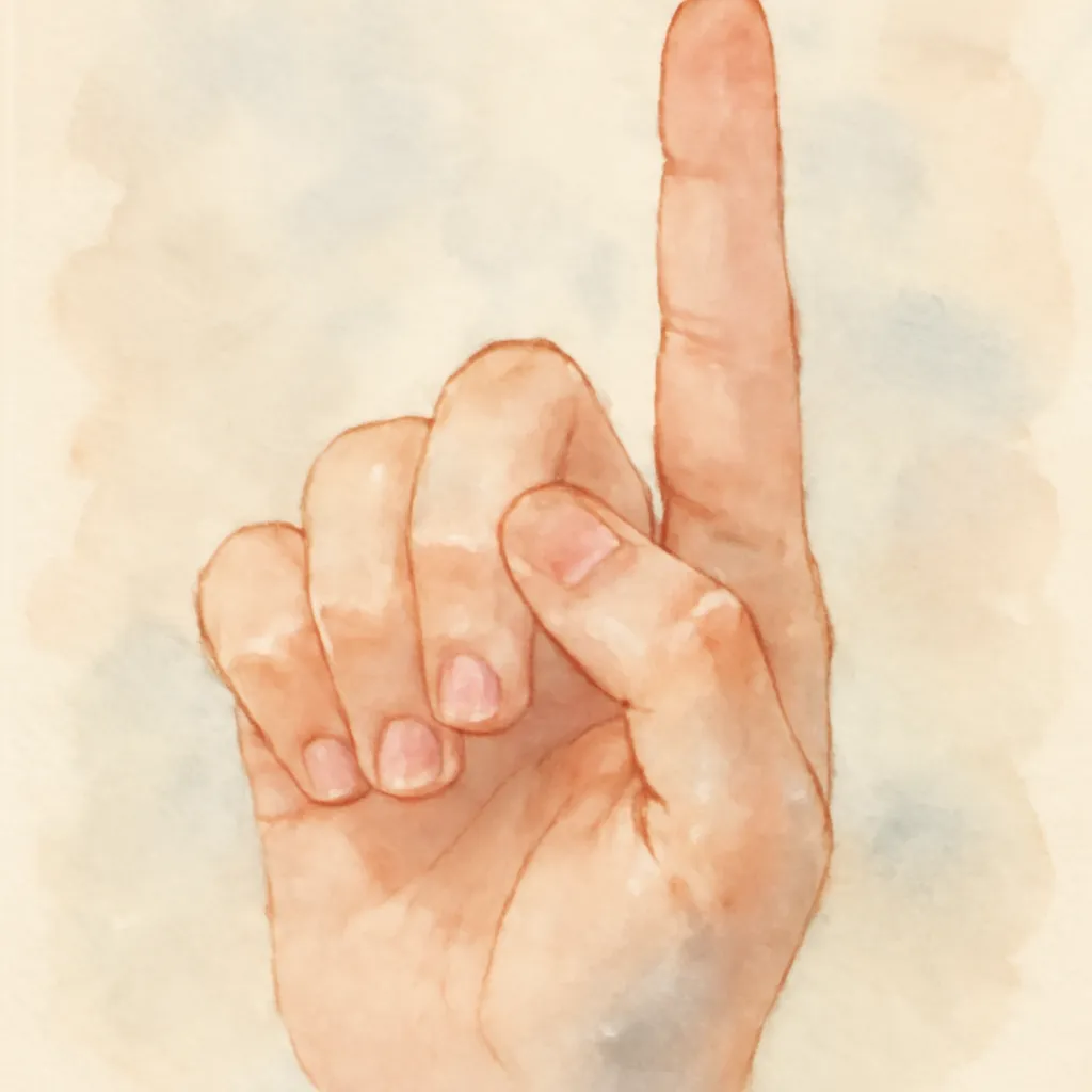 「指」のイラスト