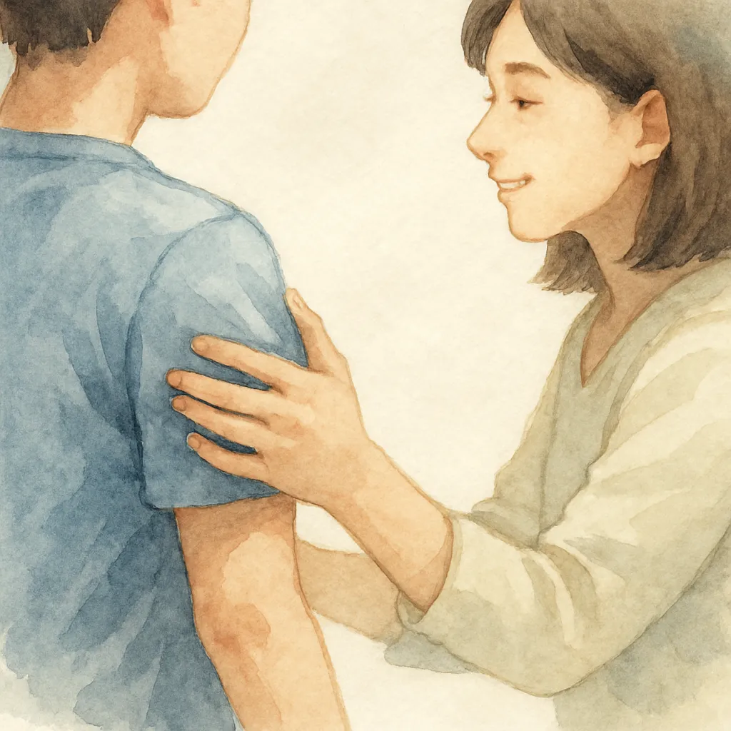 「挨」のイラスト