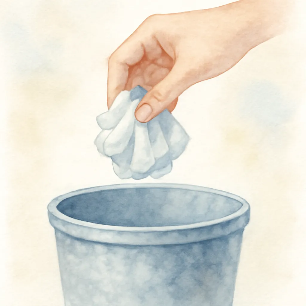 「捨」のイラスト