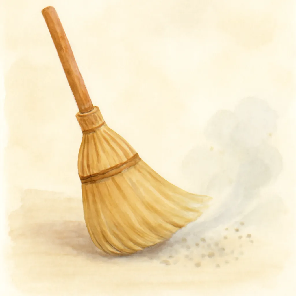 「掃」のイラスト