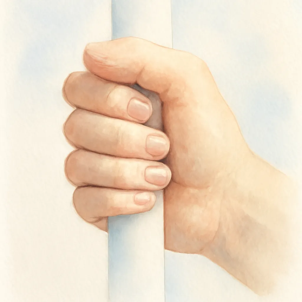 「握」のイラスト