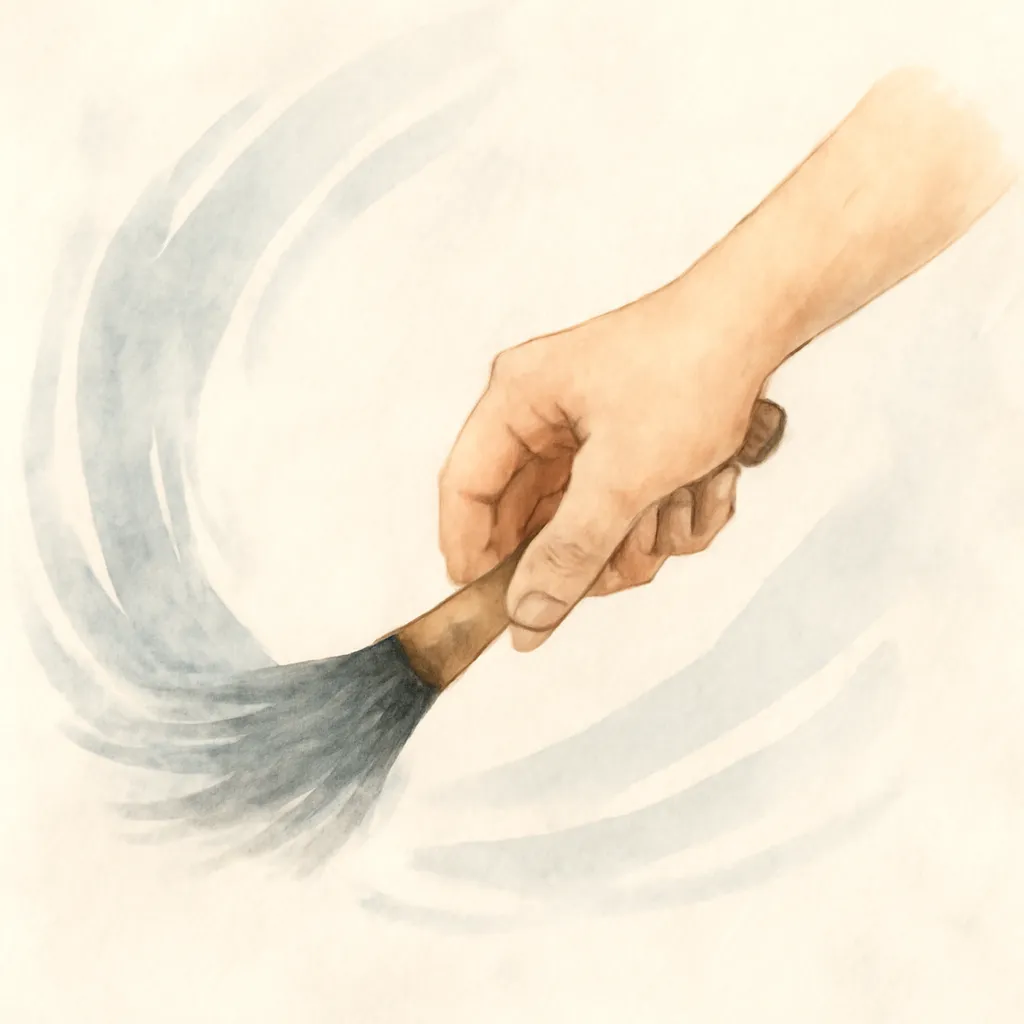 「揮」のイラスト