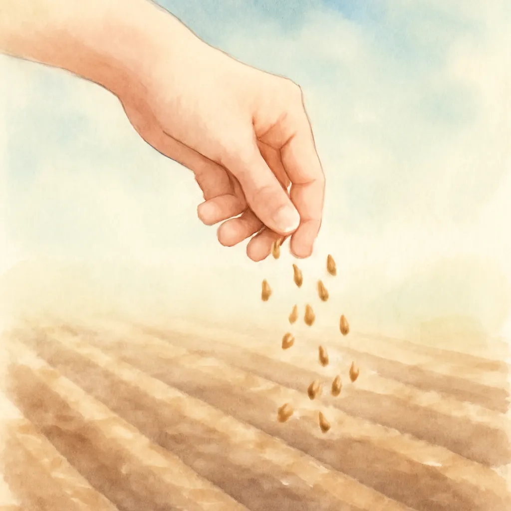 「播」のイラスト