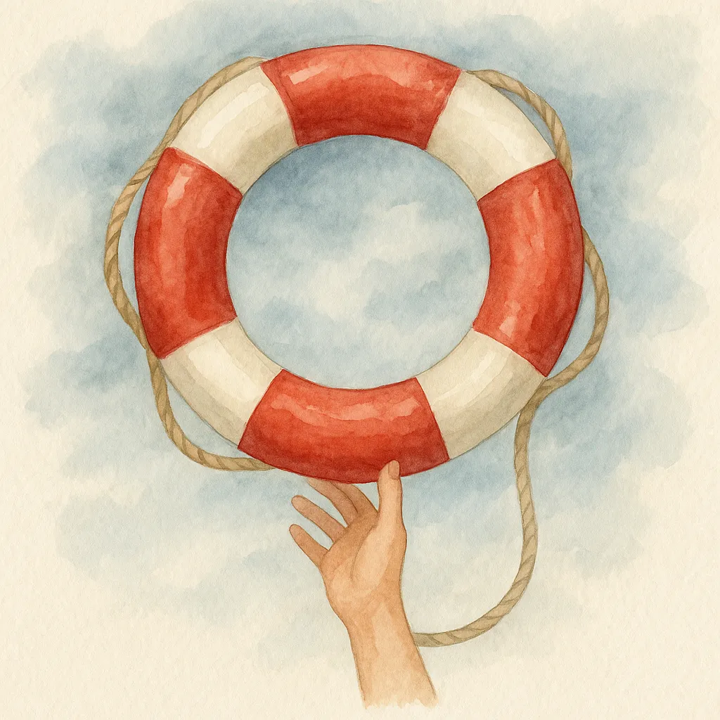 「救」のイラスト