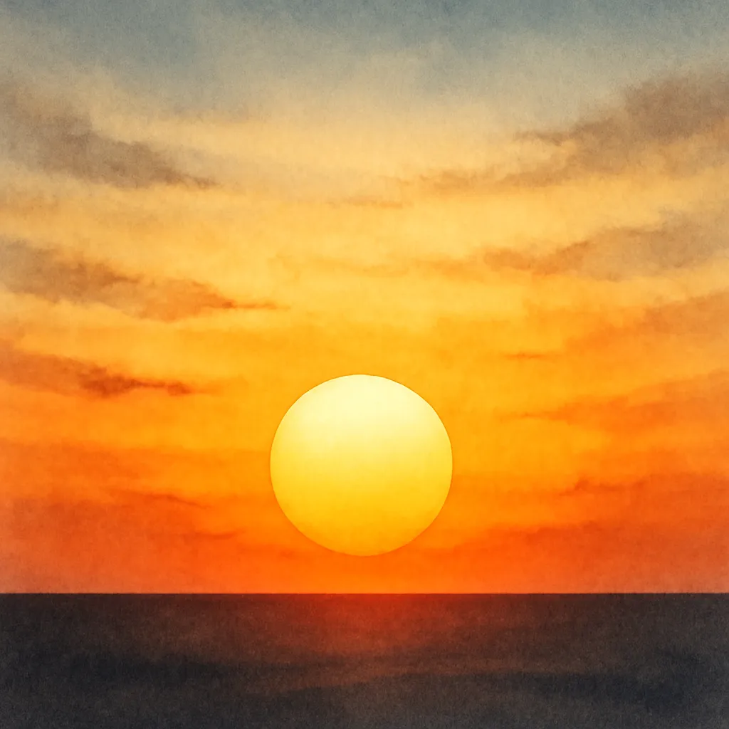 「暮」のイラスト