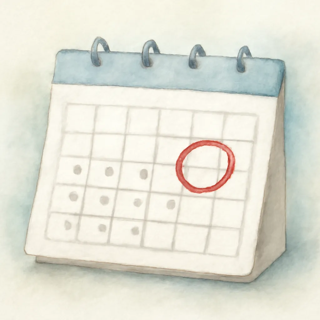 「期」のイラスト