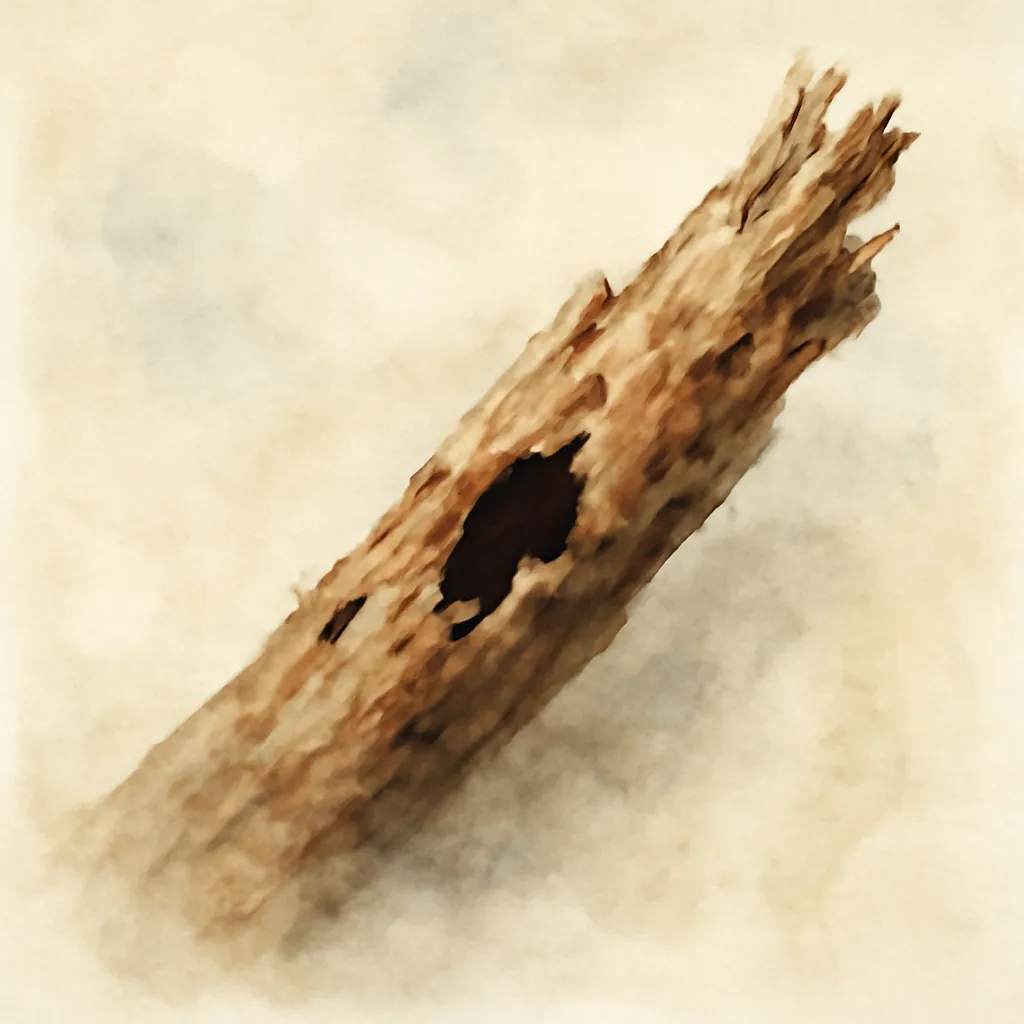 「朽」のイラスト