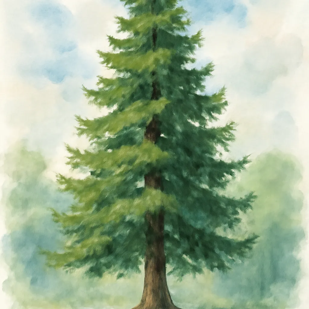 「杉」のイラスト