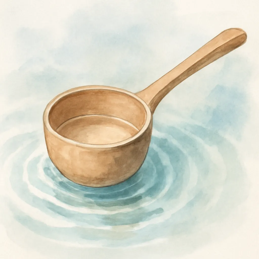 「杓」のイラスト