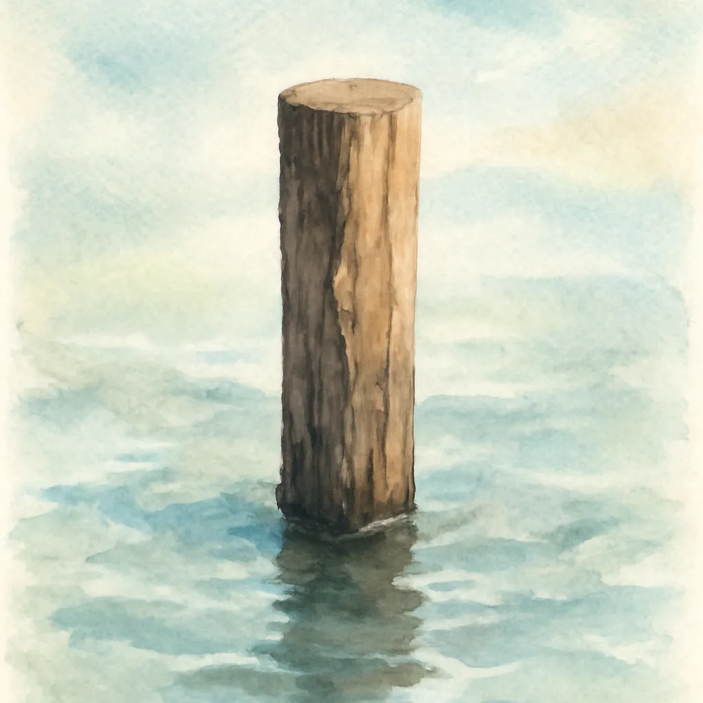 「杭」のイラスト