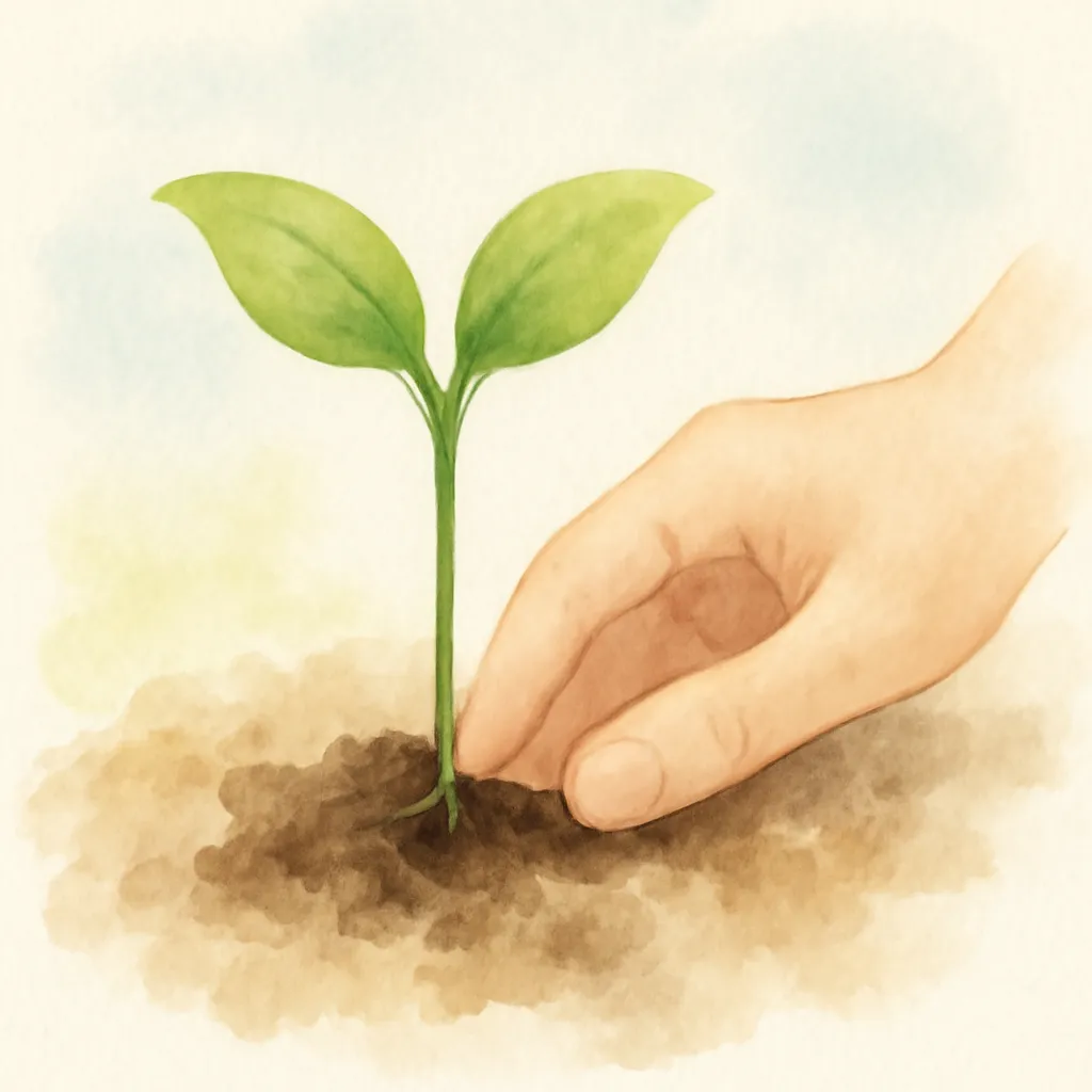 「栽」のイラスト