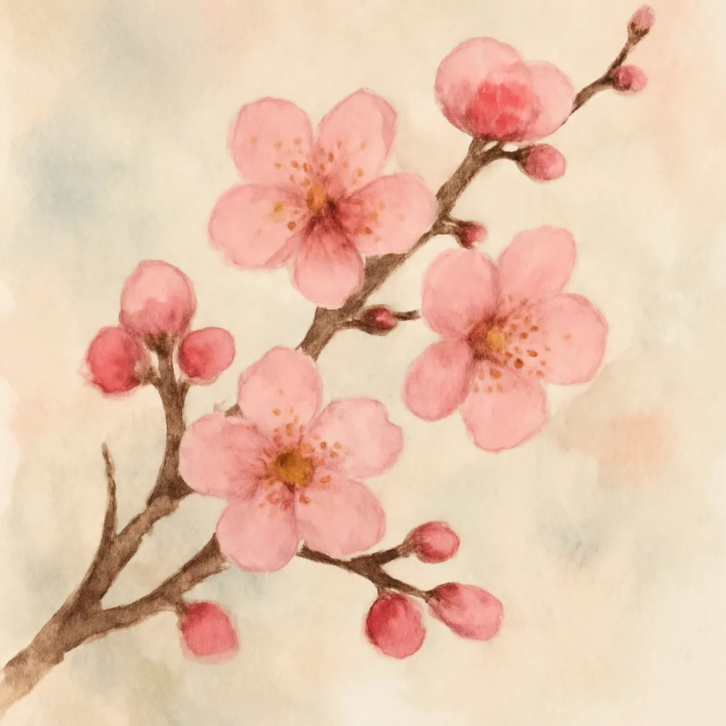 「梅」のイラスト