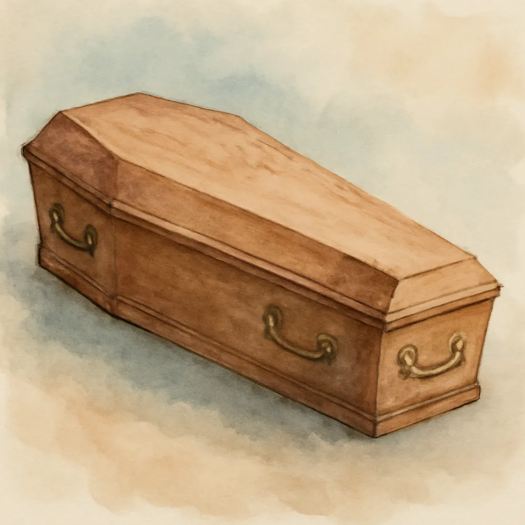 「棺」のイラスト