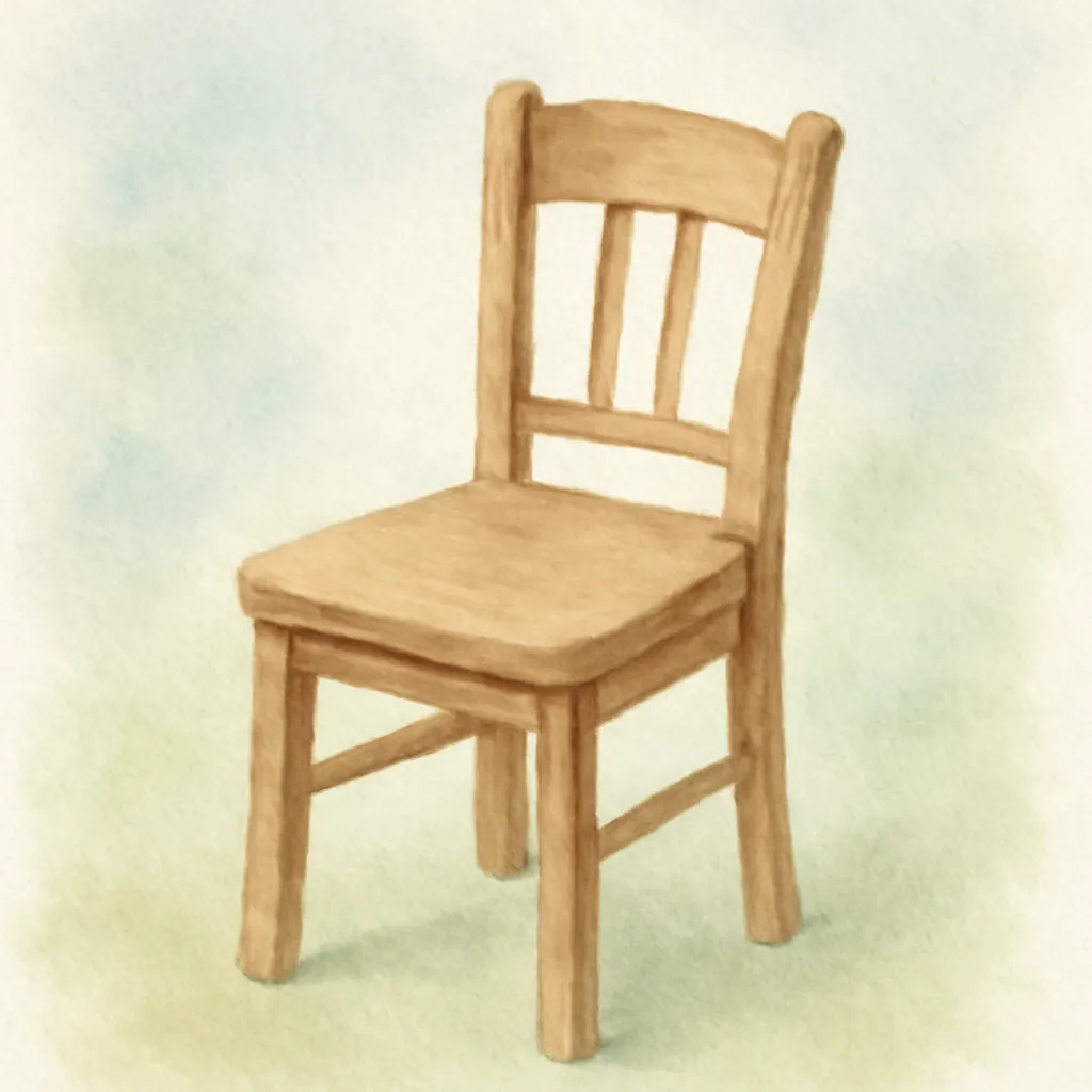 「椅」のイラスト