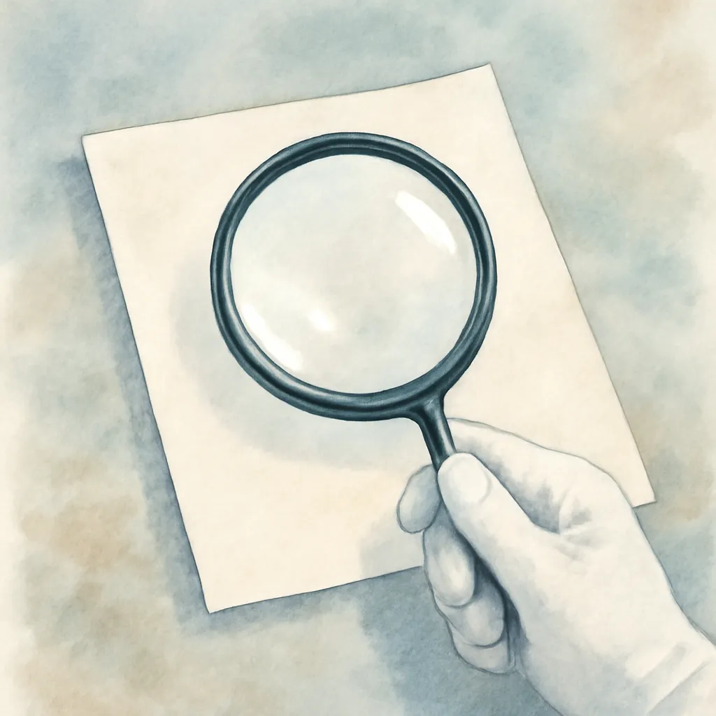 「検」のイラスト