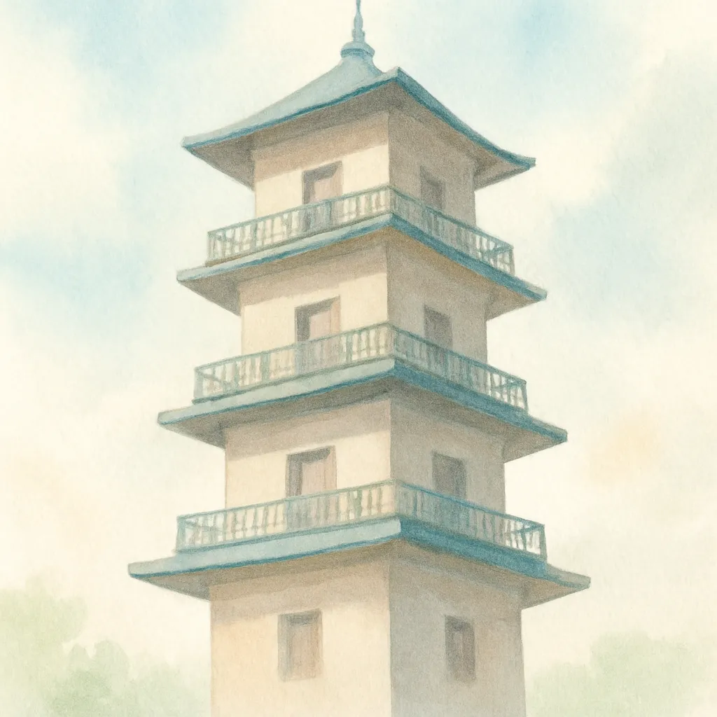 「楼」のイラスト