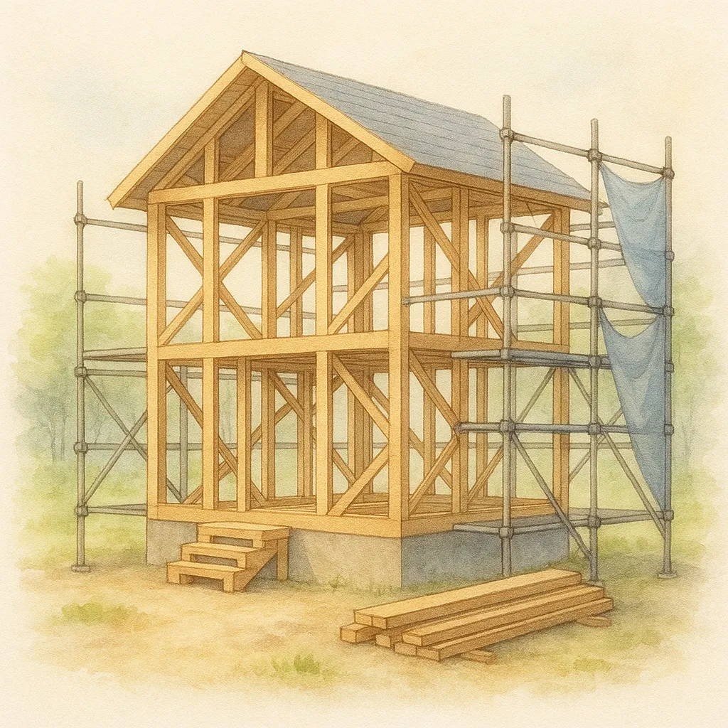 「構」のイラスト