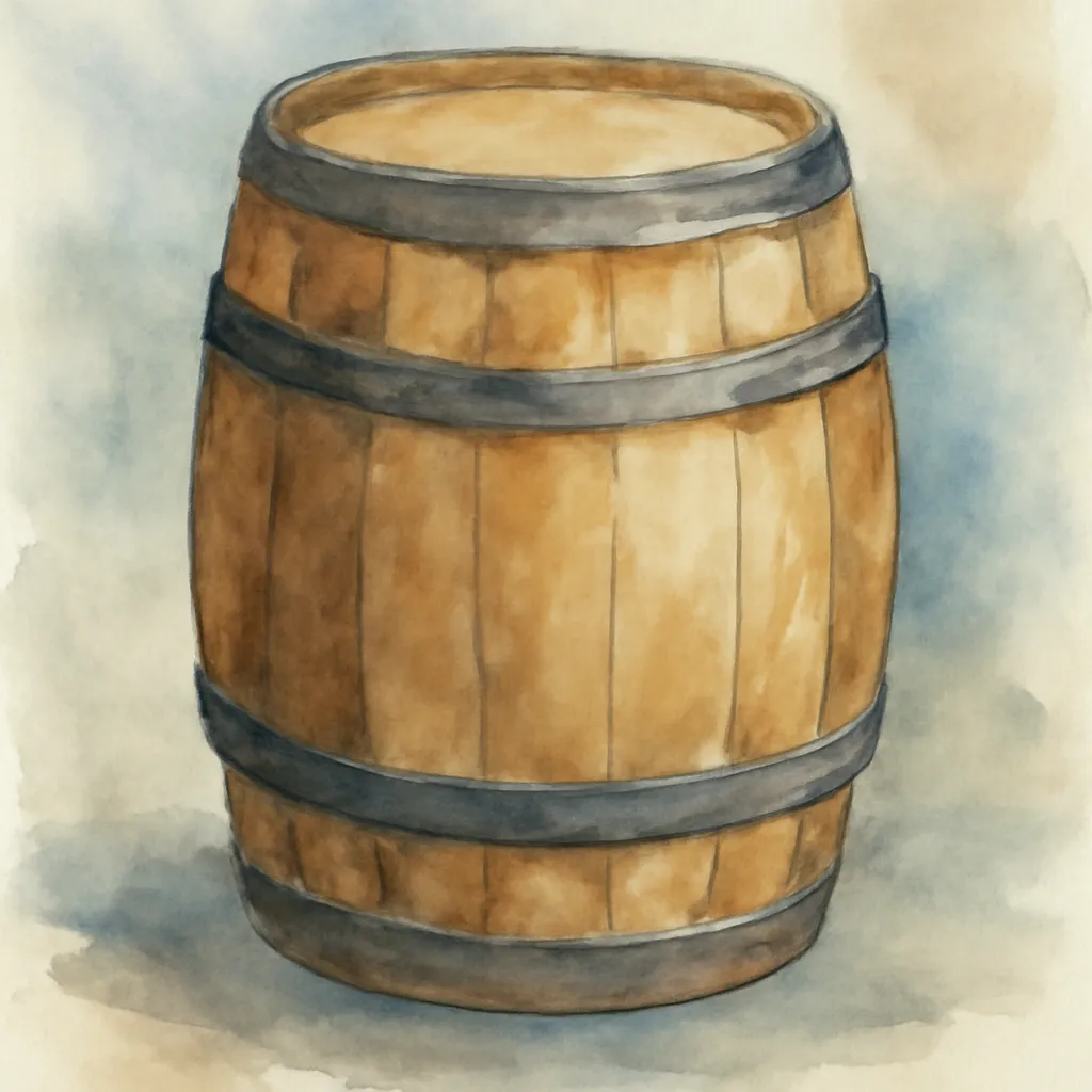 「樽」のイラスト