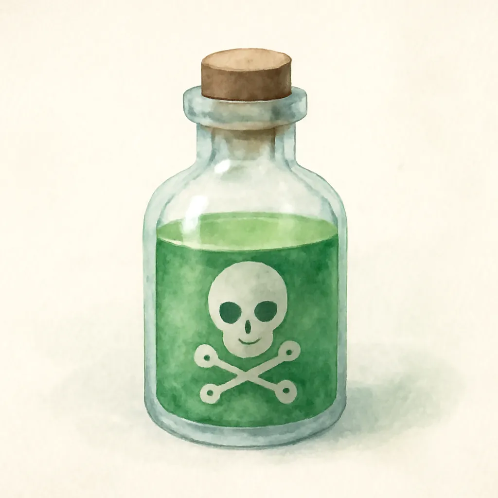 「毒」のイラスト