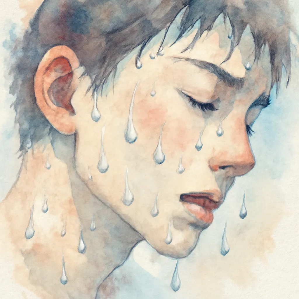 「汗」のイラスト