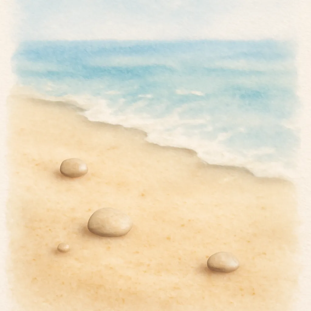 「沙」のイラスト