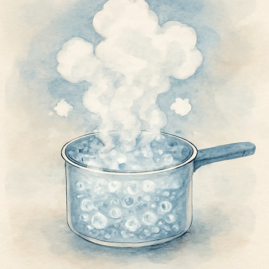 「沸」のイラスト