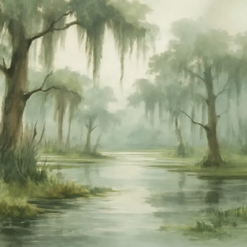 「沼」のイラスト