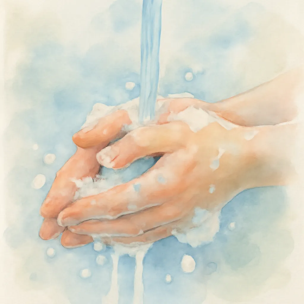 「洗」のイラスト