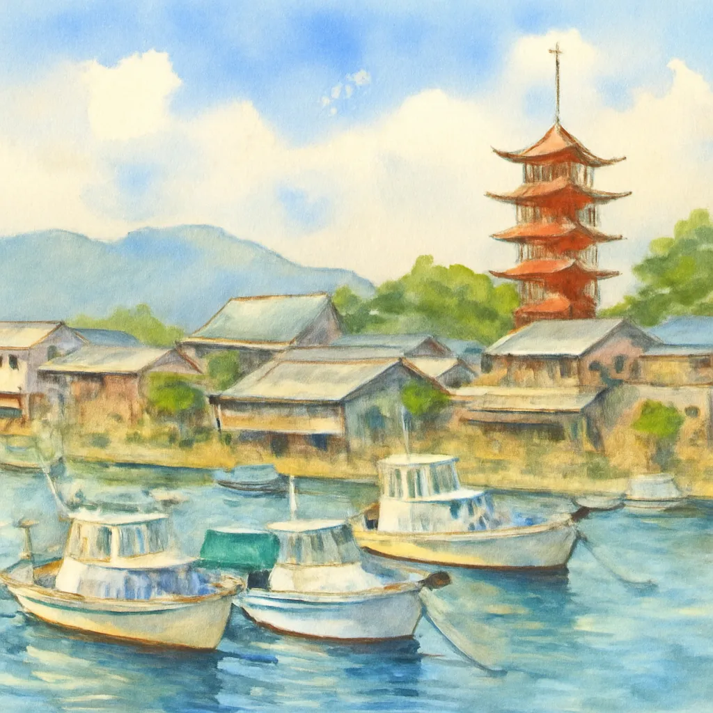 「津」のイラスト