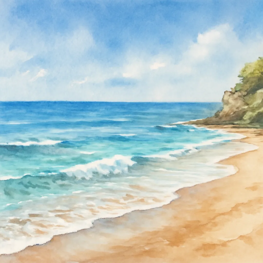 「浜」のイラスト