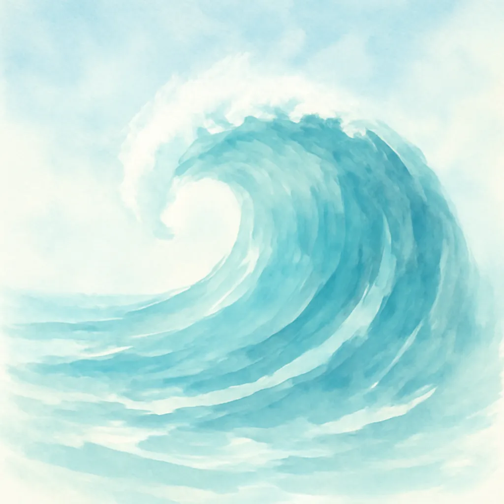 「涛」のイラスト