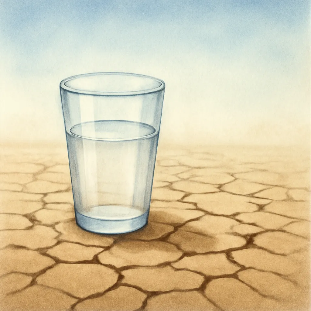 「渇」のイラスト